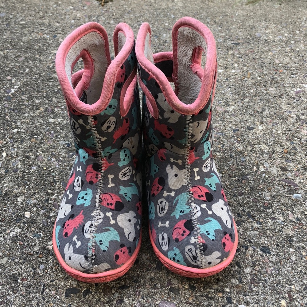Baby Bogs Puppy in Pink Winter/Rain Boot for your Baby or Toddler-Size 7